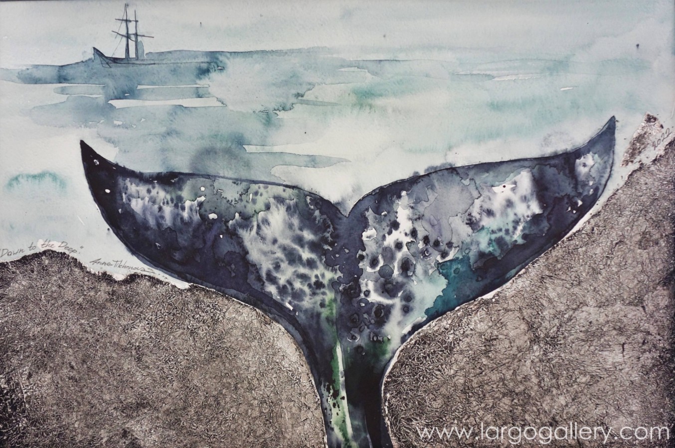 Down to the deep, Anna Tikhonova- Jordanova / Largo Art Gallery